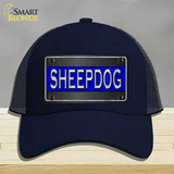 Sheepdog Thin Blue Line Novelty License Plate Hat Mesh / Navy