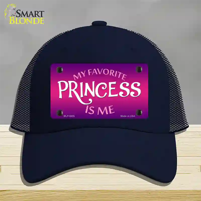 My Favorite Princess Is Me Novelty License Plate Hat Mesh / Navy