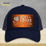 This Girl Loves Her Orioles Novelty License Plate Hat Mesh / Navy