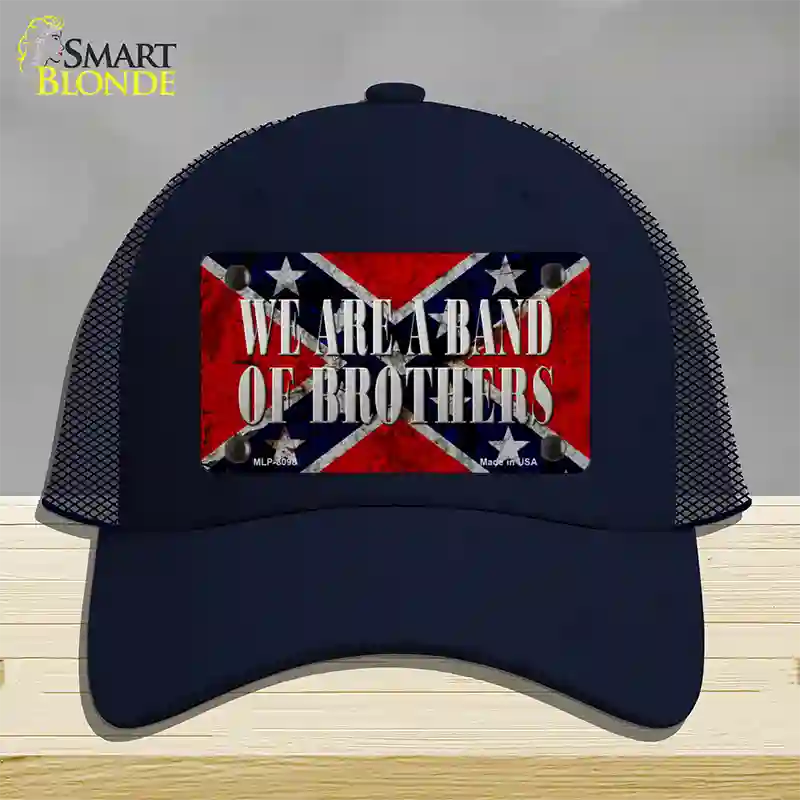 Band Of Brothers Novelty License Plate Hat Mesh / Navy