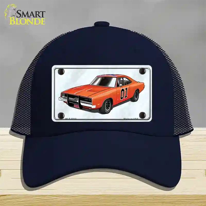 General Lee Novelty License Plate Hat Mesh / Navy