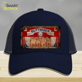 Buttwiser Beer Girls Vintage Novelty License Plate Hat Mesh / Navy