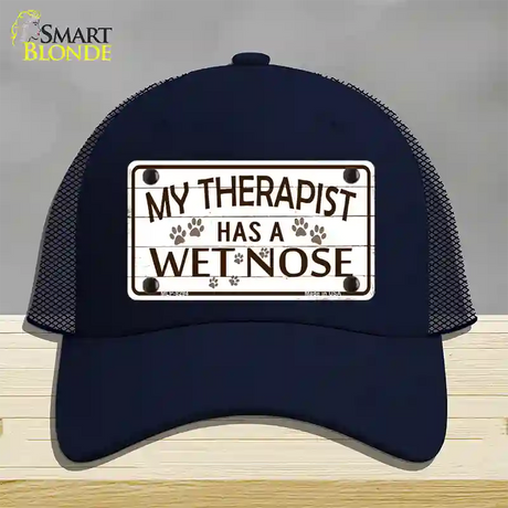 My Therapist Novelty License Plate Hat Mesh / Navy