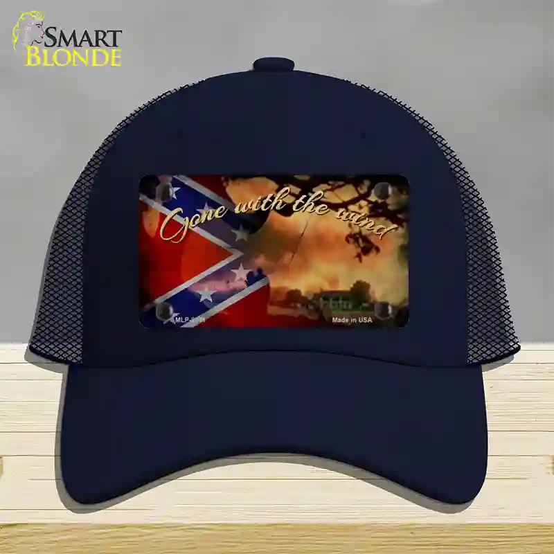 Gone With The Wind Novelty License Plate Hat Mesh / Navy