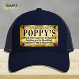 Poppys Novelty License Plate Hat Mesh / Navy