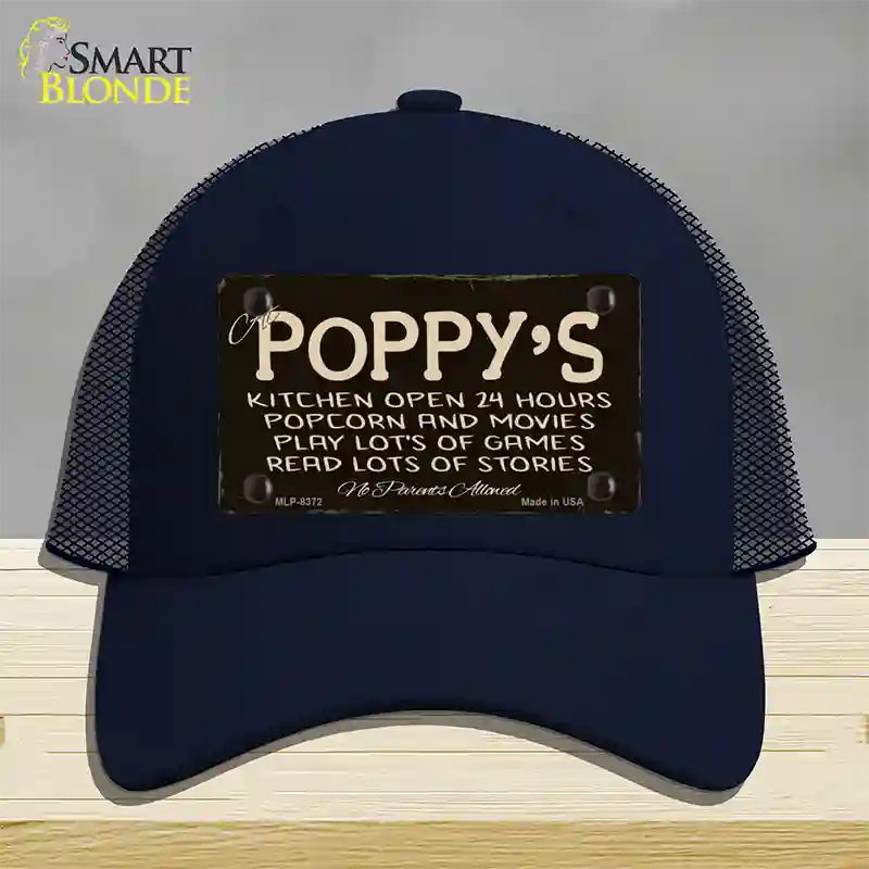 At Poppys Novelty License Plate Hat Mesh / Navy