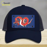 Dragon Novelty License Plate Hat Mesh / Navy