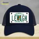 Lehigh FL Novelty License Plate Hat Mesh / Navy