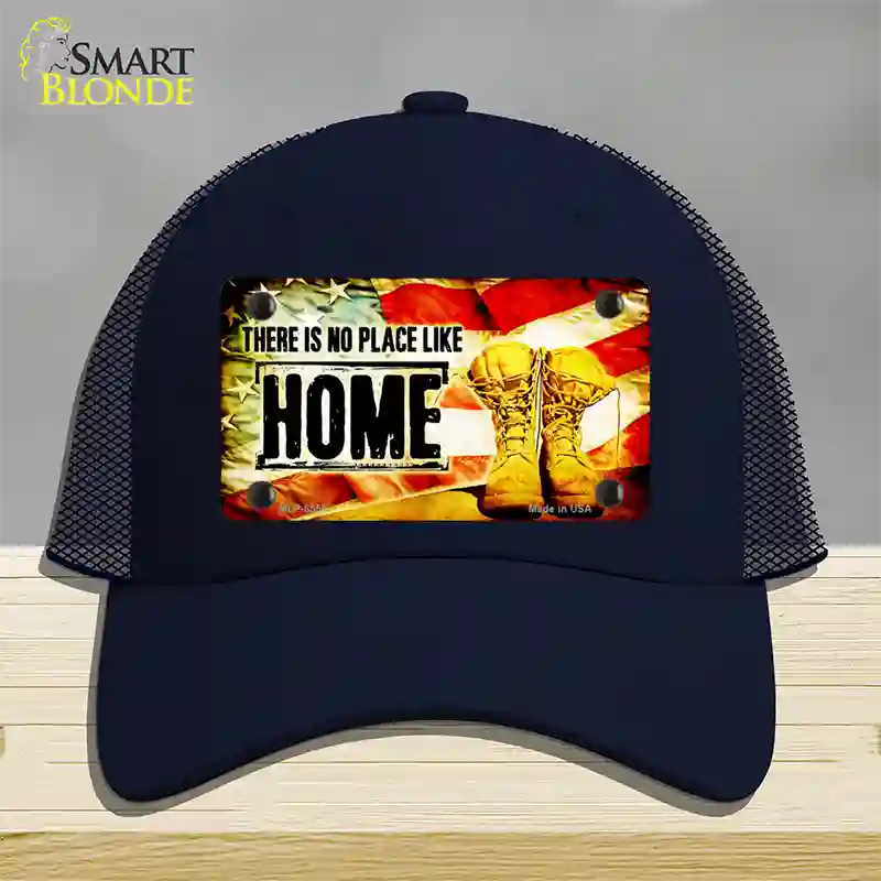 There Is No Place Like Home Novelty License Plate Hat Mesh / Navy