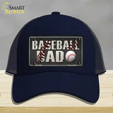 Baseball Dad Novelty License Plate Hat Mesh / Navy