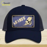 Seabee Novelty License Plate Hat Mesh / Navy