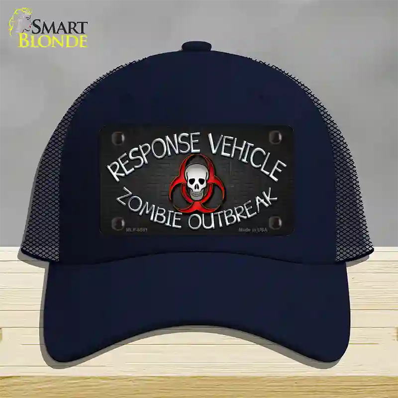 Response Vehicle Novelty License Plate Hat Mesh / Navy