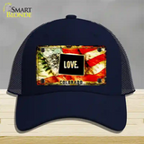 Colorado Love Novelty License Plate Hat Mesh / Navy