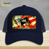 Connecticut Love Novelty License Plate Hat Mesh / Navy