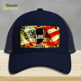 Indiana Love Novelty License Plate Hat Mesh / Navy