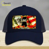 Mississippi Love Novelty License Plate Hat Mesh / Navy