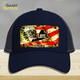 Virginia Love Novelty License Plate Hat Mesh / Navy