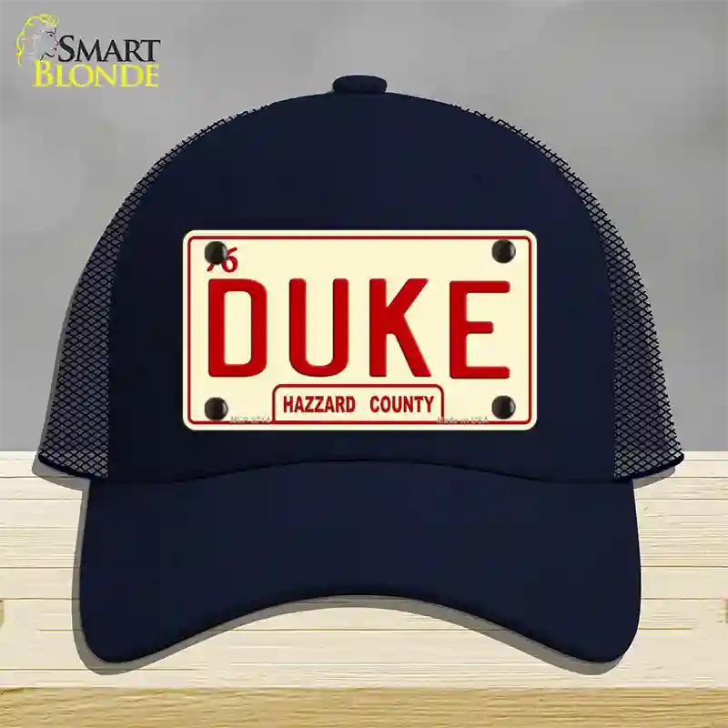 Duke Novelty License Plate Hat Mesh / Navy