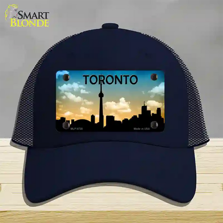 Toronto Silhouette Novelty License Plate Hat Mesh / Navy