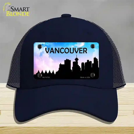 Vancouver Silhouette Novelty License Plate Hat Mesh / Navy