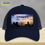 Winnipeg Silhouette Novelty License Plate Hat Mesh / Navy