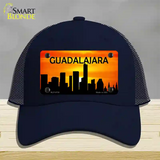 Guadalajara Silhouette Novelty License Plate Hat Mesh / Navy