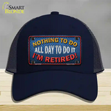 Nothing To Do Novelty License Plate Hat Mesh / Navy