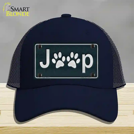 J**p Novelty License Plate Hat Mesh / Navy