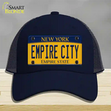 Empire City New York Novelty License Plate Hat Mesh / Navy