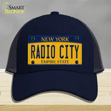 Radio City New York Novelty License Plate Hat Mesh / Navy