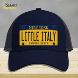 Little Italy New York Novelty License Plate Hat Mesh / Navy