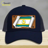 Organization African Unity Flag Scroll Novelty License Plate Hat Mesh / Navy