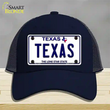 Texas Novelty License Plate Hat Mesh / Navy