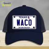 Waco Texas Novelty License Plate Hat Mesh / Navy