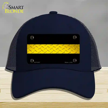 Dispatcher Diamond Novelty License Plate Hat Mesh / Navy