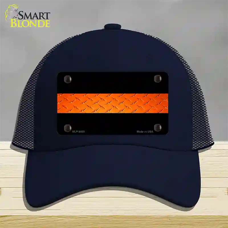 Rescue Personnel Diamond Novelty License Plate Hat Mesh / Navy