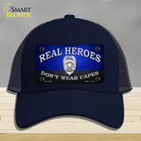 Real Heroes Blue Novelty License Plate Hat Mesh / Navy