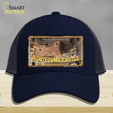 Montezuma Castle Novelty License Plate Hat Mesh / Navy