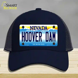 Hoover Dam Nevada Novelty License Plate Hat Mesh / Navy