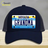 Grandma Nevada Novelty License Plate Hat Mesh / Navy