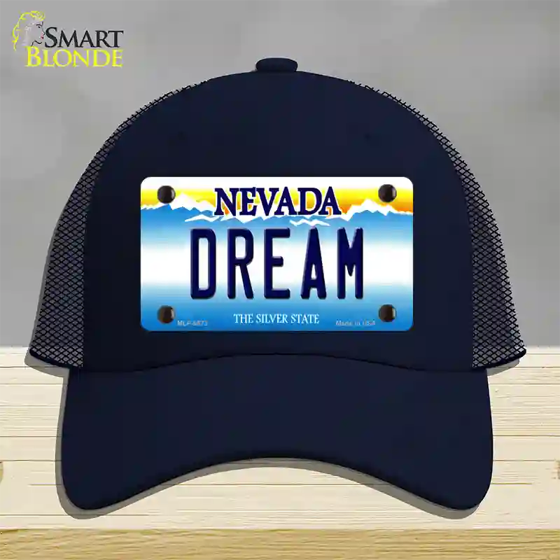 Dream Nevada Novelty License Plate Hat Mesh / Navy