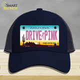 Drive Pink Arizona Novelty License Plate Hat Mesh / Navy