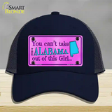 Alabama Girl Novelty License Plate Hat Mesh / Navy