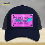 Connecticut Girl Novelty License Plate Hat Mesh / Navy