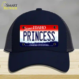 Princess Idaho Novelty License Plate Hat Mesh / Navy