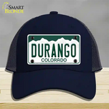 Durango Colorado Novelty License Plate Hat Mesh / Navy