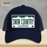 Snow Country Colorado Novelty License Plate Hat Mesh / Navy