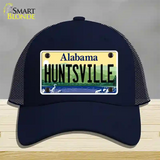 Huntsville Alabama Novelty License Plate Hat Mesh / Navy