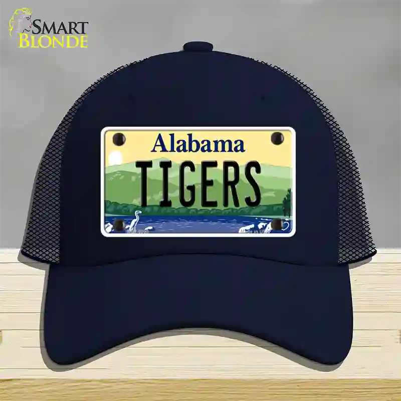 Tigers Alabama Novelty License Plate Hat Mesh / Navy