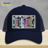 North Carolina License Plate Art Novelty License Plate Hat Mesh / Navy